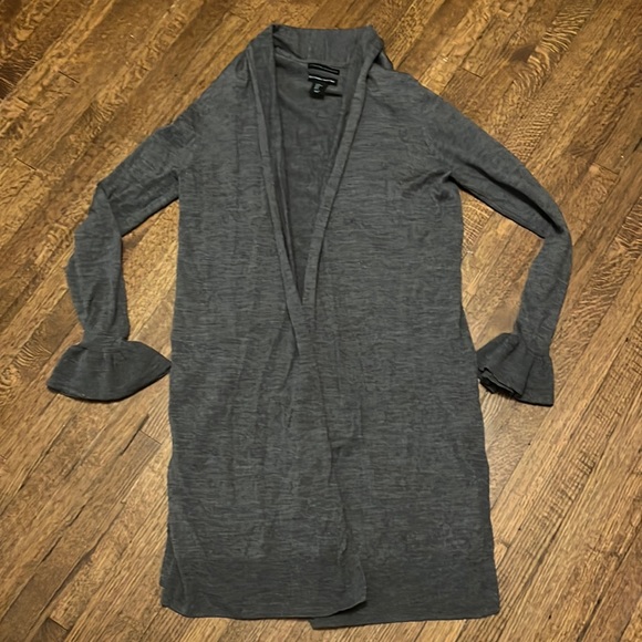 Extra Fine Merino Wool Wrap Cardigan - Picture 1 of 5